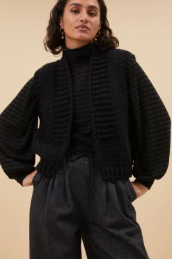 By bar levi gilet |^ Strickjacken