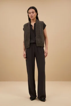 By bar levi gilet | cafe noir^ Gilets & Spencers|Strickjacken
