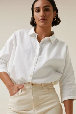By bar lina rw pant | raw white^ Jeans|Hosen