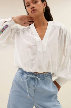 By bar linn blouse | off white^ Blusen