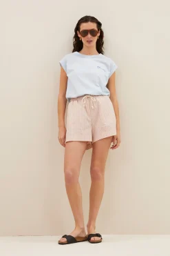 By bar lio stripe shorts | rose stripe^ Overalls & Shorts