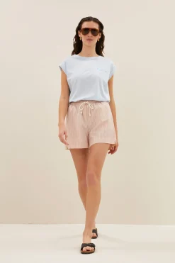 By bar lio stripe shorts | rose stripe^ Overalls & Shorts