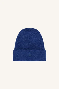 By bar logo beanie | queens blue^ Schals Und Mützen