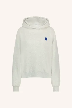 By bar logo hoodie | light grey melee^ Pullover|Strick