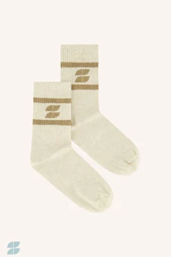 By bar logo sparkle socks |^ Socken