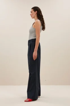By bar loop stripe singlet | midnight thin stripe^ Tops & Shirts