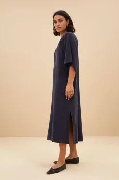 By bar louisa slub dress |^ Kleider