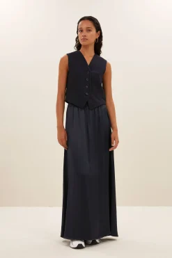 By bar lynn pinstripe gilet |^ Gilets & Spencers|Jacken