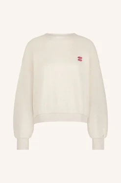 By bar maeve logo sweater | oyster melee^ Pullover|Strick