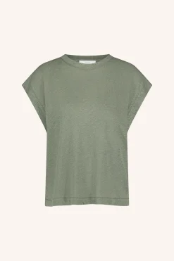 By bar mason linen top | mulled basil^ Tops & Shirts