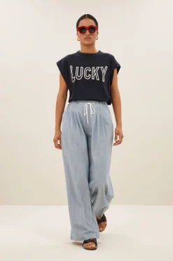 By bar mason open lucky top | midnight^ Tops & Shirts