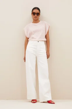 By bar mason small flame stripe top | rose flame stripe^ Tops & Shirts