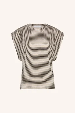 By bar mason small stripe top | black small stripe^ Tops & Shirts