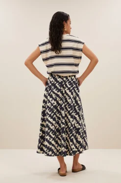By bar mason stripe top | navy grain stripe^ Tops & Shirts