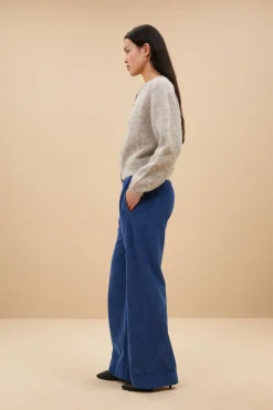 By bar mees cord pants | bright oil blue^ Hosen