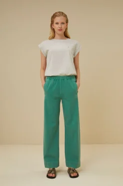 By bar mees twill pant | aloe vera^ Hosen