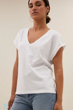 By bar momi logo top | bright white^ Tops & Shirts