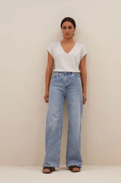 By bar momi logo top | light grey melee^ Tops & Shirts