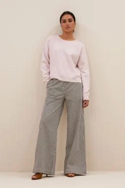 By bar neal stripe pants | black white stripe^ Hosen