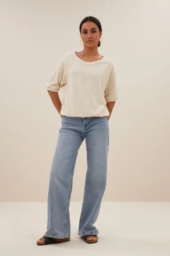 By bar neva slub top |^ Tops & Shirts