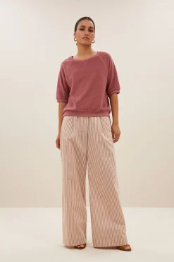 By bar neva slub top | bright plum^ Tops & Shirts