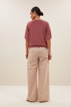 By bar neva slub top | bright plum^ Tops & Shirts