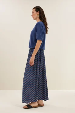 By bar neva slub top | estate blue^ Tops & Shirts