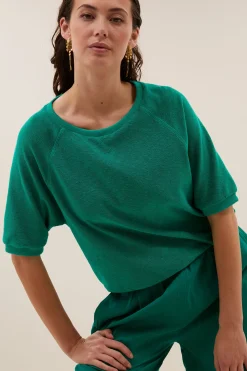 By bar neva slub top | green lake^ Tops & Shirts