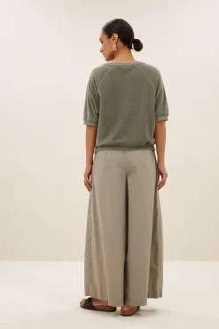 By bar neva slub top | mulled basil^ Tops & Shirts