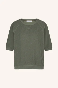 By bar neva slub top | mulled basil^ Tops & Shirts