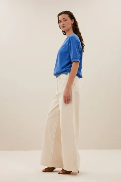 By bar neva slub top | queens blue^ Tops & Shirts