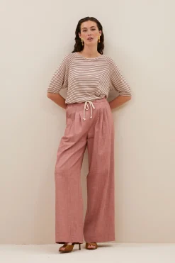 By bar neva small stripe top | copper small stripe^ Tops & Shirts