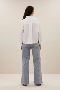 By bar nima linen blouse | bright white^ Blusen