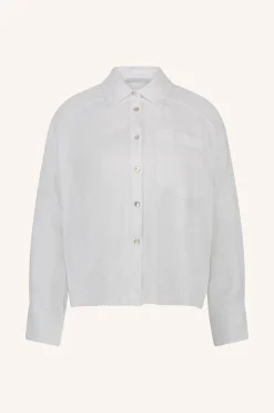 By bar nima linen blouse | bright white^ Blusen
