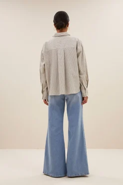 By bar nima lurex stripe blouse |^ Blusen