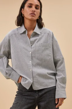 By bar nima pin stripe blouse |^ Blusen