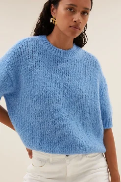 By bar nino pullover | sky blue^ Strick
