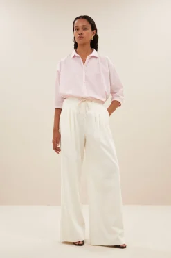By bar norel pink pinstripe blouse | pink pin stripe^ Blusen