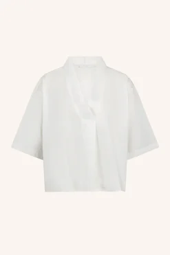 By bar owen poplin blouse | white^ Blusen