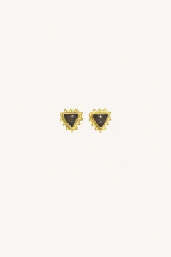 By bar PD triangle stud earring |^ Ohrringe