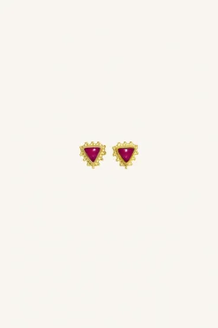 By bar PD triangle stud earring |^ Ohrringe