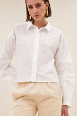 By bar penny poplin blouse |^ Blusen