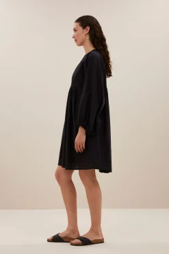 By bar philou chambric dress | jet black^ Kleider