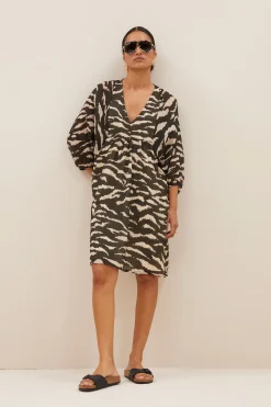 By bar philou zebra dress | black zebra print^ Kleider