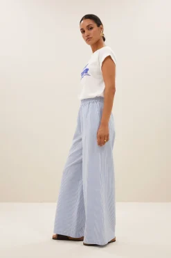 By bar randy stripe pants | blue seer stripe^ Hosen