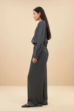 By bar ribbe rastre blouse | rastre print^ Blusen