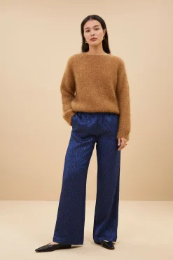 By bar robyn blue cheetah pants | blue cheetah print^ Hosen