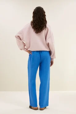 By bar robyn linen pants | queens blue^ Hosen
