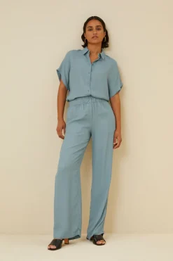 By bar robyn satin stripe pant |^ Hosen