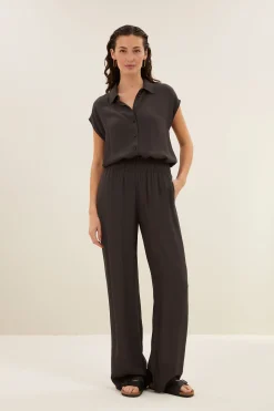 By bar robyn viscose pants | cafe noir^ Hosen